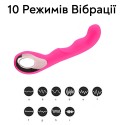 Вибратор Monoluxe для точки G, 10 режимов, розовый, 20.5 см