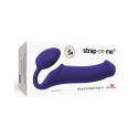 Безремінний страпон Strap-On-Me Violet XL, повністю регульований, діаметр 4,5 см