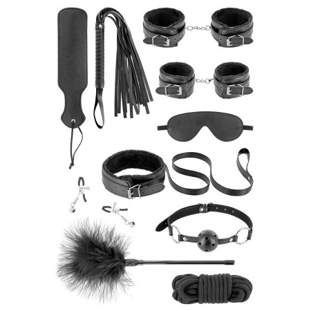 Набір для BDSM Fetish Tentation SM Bondage Box in vegan leather 10шт