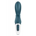 Смарт-вибратор кролик Satisfyer Hug Me Bluegrey, 2 мотора, диаметр 4,2 см, широкая клиторальная часть