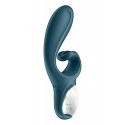 Смарт-вибратор кролик Satisfyer Hug Me Bluegrey, 2 мотора, диаметр 4,2 см, широкая клиторальная часть