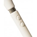 Розкішний вібромасажер Zalo – Calla Ivory White, двосторонній, 2 мотори
