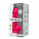 Фаллоимитатор SilexD Norman Pink (MODEL 4 размер 8.5in), двухслойный, силикон+Silexpan, диаметр 5см
