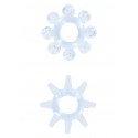 Набор из 2 шт колец на пенис Toy Joy - Power Stretchy Rings 2pcs Blue