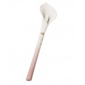 Розкішний вібромасажер Zalo – Calla Blossom Pink, двосторонній, 2 мотори