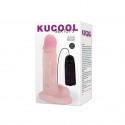 Реалистичный вибратор на присоске - KUCOOL Sextoys,