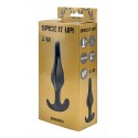 Анальный плаг Spice it up Smooth, темно-серый, 10.5 см