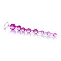 Анальні намисто BOSS - Jelly Anal 10 Beads Pink