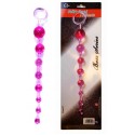 Анальні намисто BOSS - Jelly Anal 10 Beads Pink