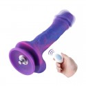 Фаллоимитатор 20.5см с вибрацией для секс-машин Hismith Purple Silicone Dildo with Vibe