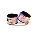 Набор Liebe Seele Pink Glossy 7шт Bondage Kit, фиксаторы, ошейник с поводком, кляп, флоггер, маска