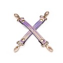 Набор Liebe Seele Pink Glossy 7шт Bondage Kit, фиксаторы, ошейник с поводком, кляп, флоггер, маска