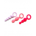 Набір анальних іграшок Satisfyer Plugs (set of 3) - Booty Call, макс. діаметр 3 см