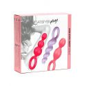 Набір анальних іграшок Satisfyer Plugs (set of 3) - Booty Call, макс. діаметр 3 см