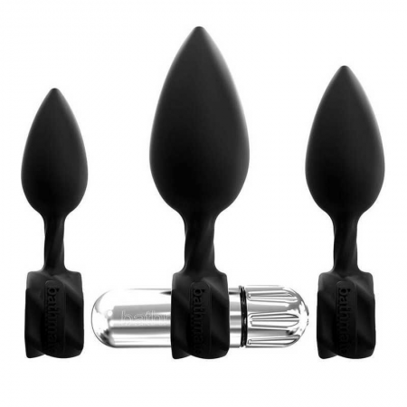 Набор анальных вибропробок Bathmate Anal Training Plugs VIBE