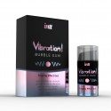 Жидкий вибратор Intt Vibration Bubble Gum, густой гель, очень вкусный, действует до 30 минут, 15 мл