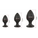 Набір анальних стимуляторів Boss Series - Silicone Anal Plugs Set, 2,8 / 3,5 / 4,4 см