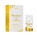 Жидкий вибратор Intt Vibration Honey, 15 мл, густой гель, очень вкусный, действует до 30 мин