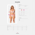 Эротический комплект Obsessive Heavenlly 2-pcs set M/L, бюстгальтер и танга