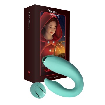 Купить - Вибратор для пар FairyGasm PleasureBerry green, зарядный кейс, пульт ДУ