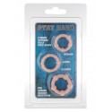 Набір з 3 шт ерекційних кілець STAY HARD-Three Rings Skin