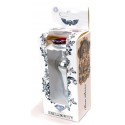 Анальная пробка Boss Series - Jewellery Silver BUTT PLUG Red