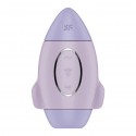 Вакуумний стимулятор з вібрацією Satisfyer Mission Control Violet, 2 незалежні мотори