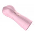 Мастурбатор з вібростимуляцією FOXSHOW Vibrating and Flashing Masturbation Cup Pink USB 7+7 Function