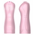 Мастурбатор з вібростимуляцією FOXSHOW Vibrating and Flashing Masturbation Cup Pink USB 7+7 Function