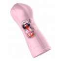 Мастурбатор з вібростимуляцією FOXSHOW Vibrating and Flashing Masturbation Cup Pink USB 7+7 Function