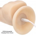 Фаллоимитатор с вибрацией и ротацией Naked ADDICTION James 8 inch Rotating & Vibrating Dong, пульт ДУ