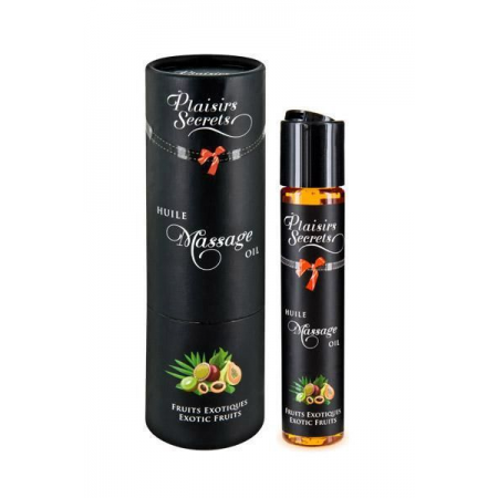 Массажное масло Plaisirs Secrets Exotic Fruits, съедобное