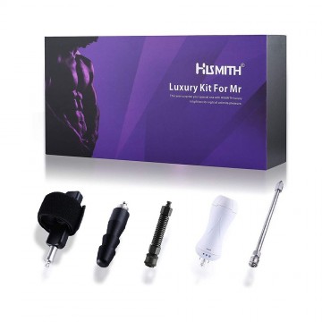Купить - Набор адаптеров "для него" для секс-машин Hismith KlicLok System Set for Him, мастурбатор в комплект