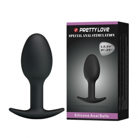 Анальна пробка BLACK PRETTY LOVE