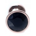 Анальний затор Boss Series - Jewellery Red Gold PLUG Black S