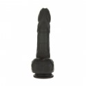 Фаллоимитатор Naked Addiction – Silicone Rotating & Thrusting Vibrating Dildo with Remote Black, 21.8 см