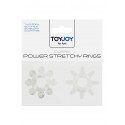 Набір з 2 шт кілець на пеніс Toy Joy - Power stretchy Rings Clear