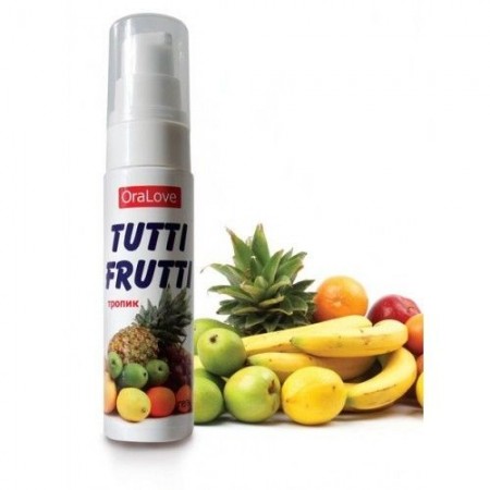 Оральный лубрикант Tutti-frutti тропик, 30 мл