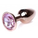 Анальний затор Boss Series - Jewellery Red Gold PLUG Rose S
