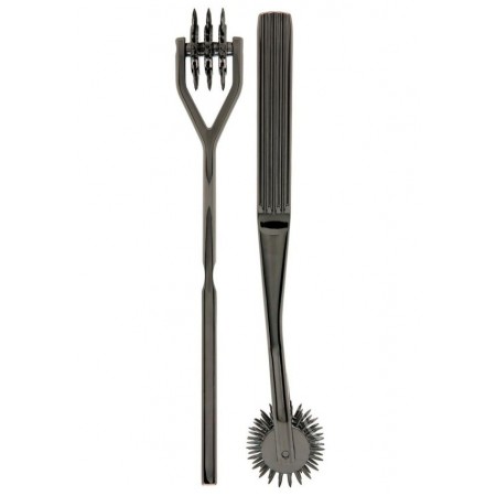 Колесо Вартенберга игольчатое на 3 ряда зубцов Doc Johnson Kink- Spike - Solid Metal Pinwheel