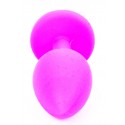 Силиконовая анальная пробка Boss Series - Jewellery Pink Silicon PLUG Medium Light Blue M