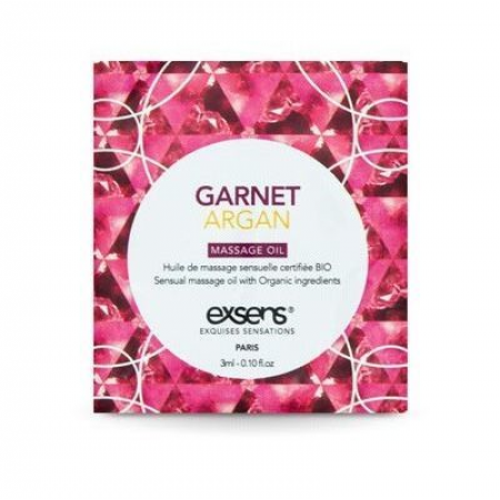 Пробник массажного масла EXSENS Garnet Argan, 3мл