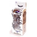 Анальная пробка Boss Series - Jewellery Dark Silver PLUG Purple, размер S