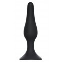 Анальный плаг Black Edition - Slim Anal Plug Medium, черный, 11.5 см