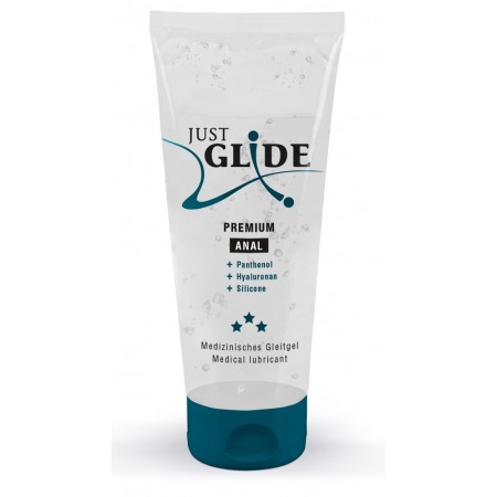 Веганская анальная смазка на силиконовой основе - Just Glide Premium Anal, 200 мл