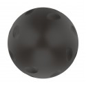 Анальний силиконовый плаг Boss Series - Silicone Anal Plug M, 3,5 см