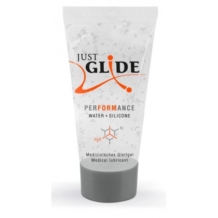 Гібридний гель-лубрикант Just Glide Performance, 20 мл