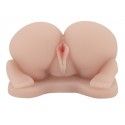 Мастурбатор с двойной вибрацией и двумя входами LyBAILE - Pussy & Ass hole