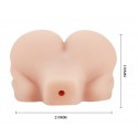 Мастурбатор с двойной вибрацией и двумя входами LyBAILE - Pussy & Ass hole