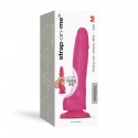 Реалистичный фаллоимитатор Strap-On-Me Sliding Skin Realistic Dildo Fuchsia - M, 18.5 см